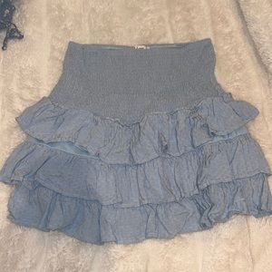 Super cute blue mini skirt